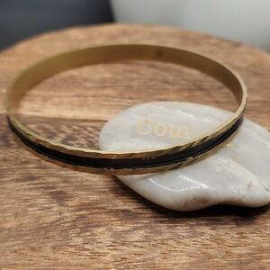 B2721 brass minimalist vintage antiquated‎ bracelet survival core steampunk